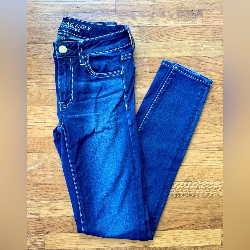 American Eagle Dark Wash Denim Jegging